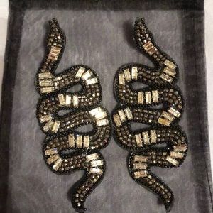 Snake earrings
